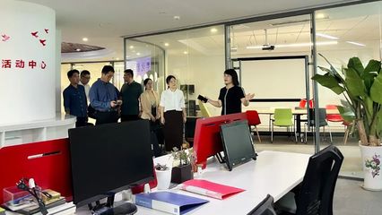 平陰縣科技考察團(tuán)蒞臨德風(fēng)科技企業(yè)孵化器調(diào)研，共探項(xiàng)目孵化新路徑